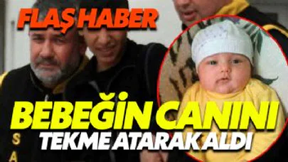 Bisiklete tekme attı, bebeği öldürdü!