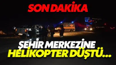 Şehir Merkezine Helikopter Düştü...