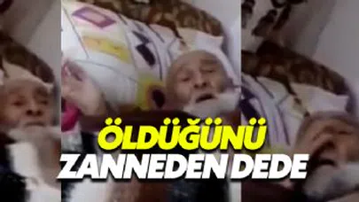 Öldüğünü zanneden dede...