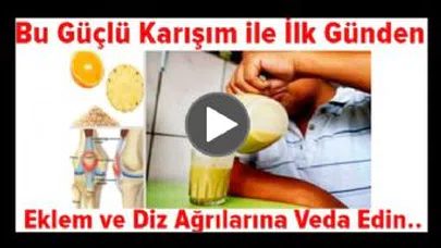 Tek Günde Diz ve Eklemlerdeki Ağrıyı Geçiren Güçlü Karışım
