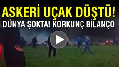Son Dakika... Askerleri Taşıyan 200 Kişilik Uçak Düştü...