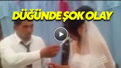 Gelinin Şakası Damadı Çok Kızdırdı...Bakın Damat Ne Yaptı...