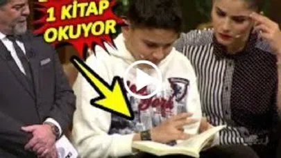 1 Dakikada 1 Kitap Okuyan Dahi Çocuk! Herkesi ŞOK Etti