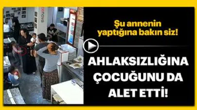 Pes artık dedirtti! Vicdansız anne kameralara yakalandı!