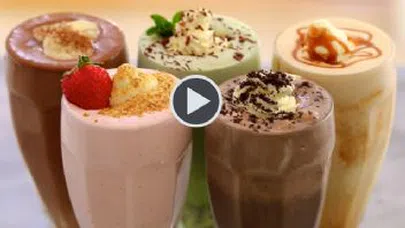 Evde 5 Farklı Lezzette Milkshakes Tarifi...