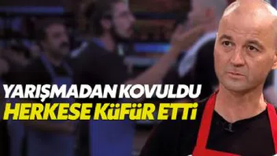 MasterChef'ten kovulan Murat herkese küfür etti