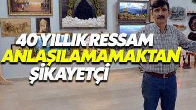 40 yılda 5 sergi açtı bir tane eser satamadı