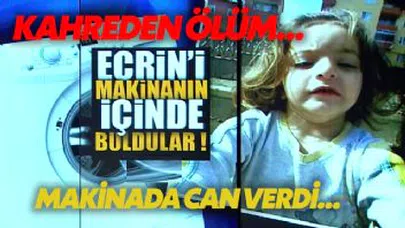 Çamaşır makinesinde akılalmaz ölüm!