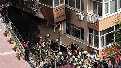 İstanbul'da Gayrettepe'de Facia, 16 Katlı Binada Yangın