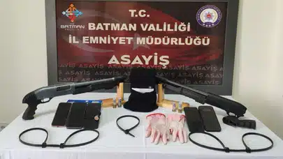 Batman merkezli çete operasyonunda 9 tutuklama