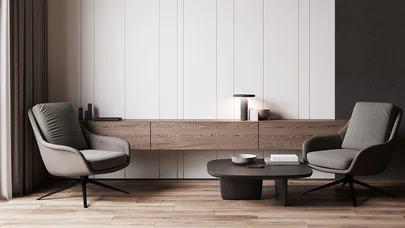 Az eşya, çok huzur, minimalist dekorasyon