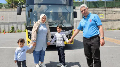 Başakşehir’de iki küçük kardeşi otobüs şoförü kurtardı
