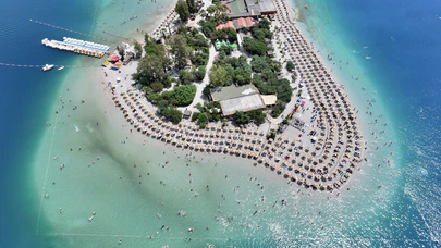 Bayramın son günü Muğla’da sahiller tıklım tıklım