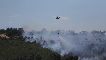 Çanakkale’de çıkan yangın ormanlık alana yayıldı