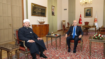 TBMM Başkanı Kurtulmuş, Fejzic ile bir araya geldi