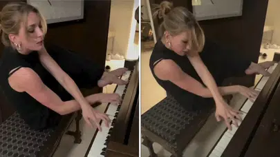 Yasemin Kay Allen Ayaklarıyla Piyano Çaldı