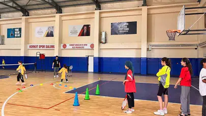 Korkut’ta Tenis Antrenmanları Devam Ediyor