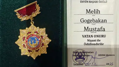 Özbekistan'da Türk Dünyası'nın Başarısı: Melih Gögebakan'a "Vatan Onuru Nişanı" Verildi