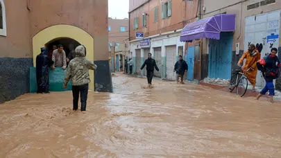 Fas'ı sel ve fırtına vurdu: Can kaybı 21'e yükseldi