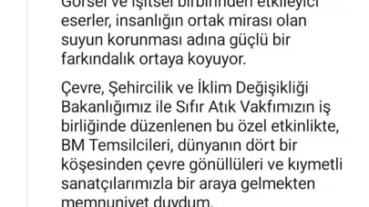 Emine Erdoğan, New York'taki "Sıfır Atık Mavi-Damla Damla" Sergisini Değerlendirdi