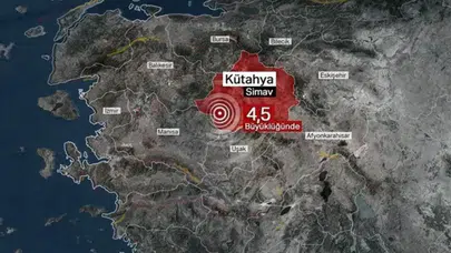 Simav'da 17 Saatte 234 Artçı Deprem Kaydedildi