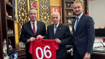 Gençlerbirliği’nden MHP Genel Başkanı Bahçeli’ye Ziyaret