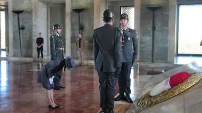 Japonya Prensesi Akiko, Anıtkabir'i Ziyaret Etti