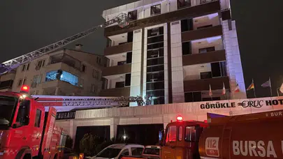 Bursa'da Otel Yangını: 8 Kişi Hastaneye Kaldırıldı