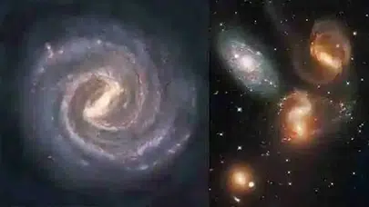 11,5 Milyar Yıl Öncesine Ait Çubuklu Sarmal Galaksi Keşfedildi