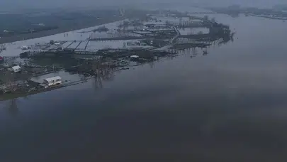 Edirne'de Meriç Nehri'nin Debisi Düşüşe Geçti: Taşkın Riski Yok