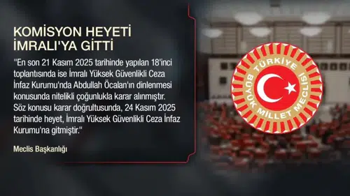 Heyet Çarşamba Günü Komisyona Bilgi Verecek