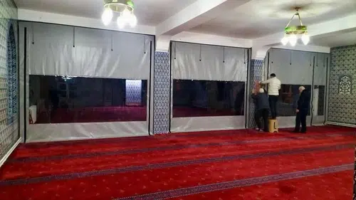 Zonguldak'taki Çaydamar İnamiye Camisi'nde Isınma Düzenlemeleri Yapıldı