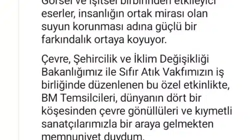 Emine Erdoğan, New York'taki "Sıfır Atık Mavi-Damla Damla" Sergisini Değerlendirdi