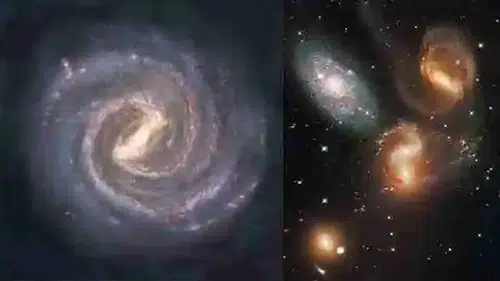 11,5 Milyar Yıl Öncesine Ait Çubuklu Sarmal Galaksi Keşfedildi