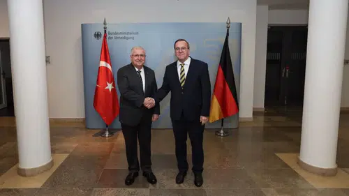 Bakan Güler, Alman Mevkidaşı Pistorius ile Görüştü