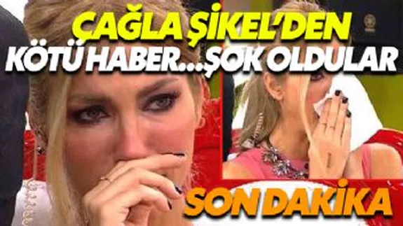 Çağla Şikel'den kötü haber... Sevenleri Çok Üzüldü...