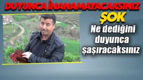 Bıçağı gören horoz konuşmaya başladı...