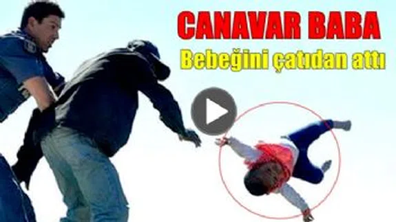 Gecekondu yıkımına direnen baba, polis müdahale edince bebeğini çatıdan attı
