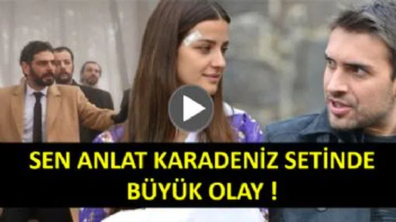 Sen Anlat Karadeniz Setinde Büyük kavga Sopalar havada uçuştu!