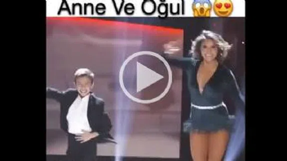 Anne oğuldan muhteşem dans gösterisi