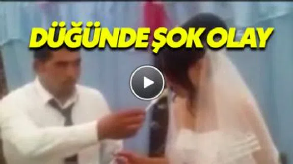 Gelinin Şakası Damadı Çok Kızdırdı...Bakın Damat Ne Yaptı...