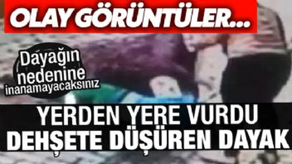 Anne ve oğlunu acımasızca dövdü... Şok Görüntüler...