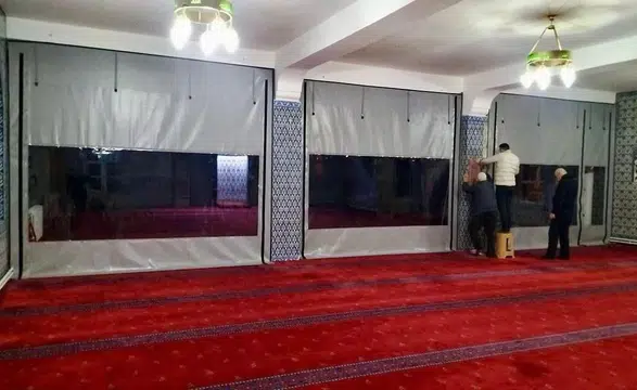 Zonguldak'taki Çaydamar İnamiye Camisi'nde Isınma Düzenlemeleri Yapıldı