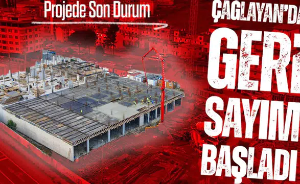 Çağlayan kentsel dönüşüm projesinde fiziki gerçekleşme oranı ne durumda?