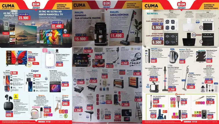 Bim 20-27 şubat aktüel ürünler kataloğu 2026'da neler var?