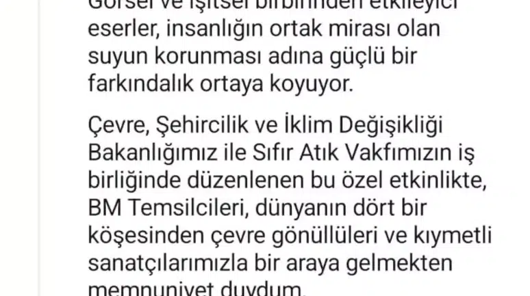 Emine Erdoğan, New York'taki "Sıfır Atık Mavi-Damla Damla" Sergisini Değerlendirdi