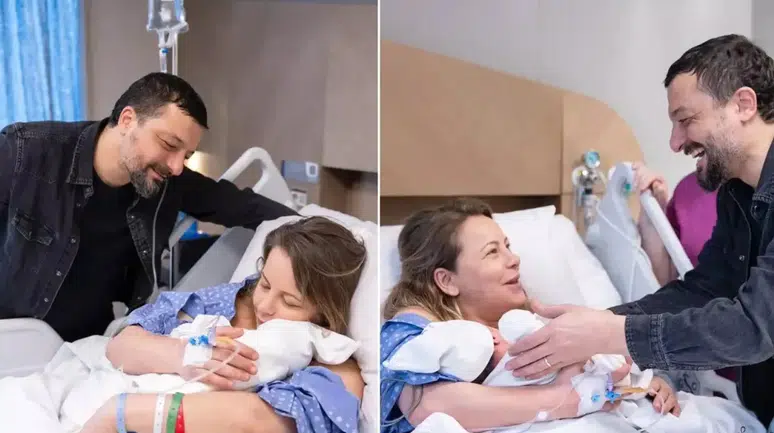 Ünlü Çift Bebeklerine Kavuştu: Koydukları İsim Dikkat Çekti