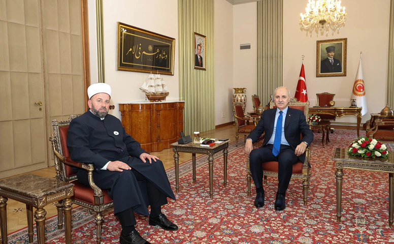 TBMM Başkanı Kurtulmuş, Fejzic ile bir araya geldi