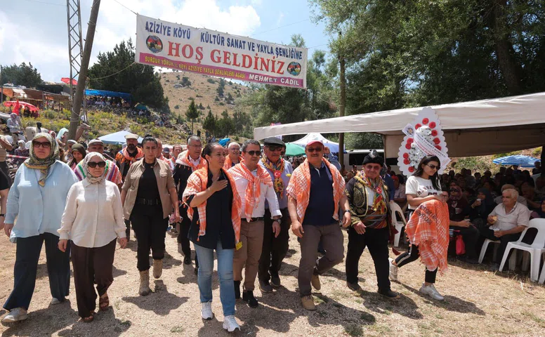 Aziziye Yayla Şenliği’nde Yörük kültürü yaşatıldı