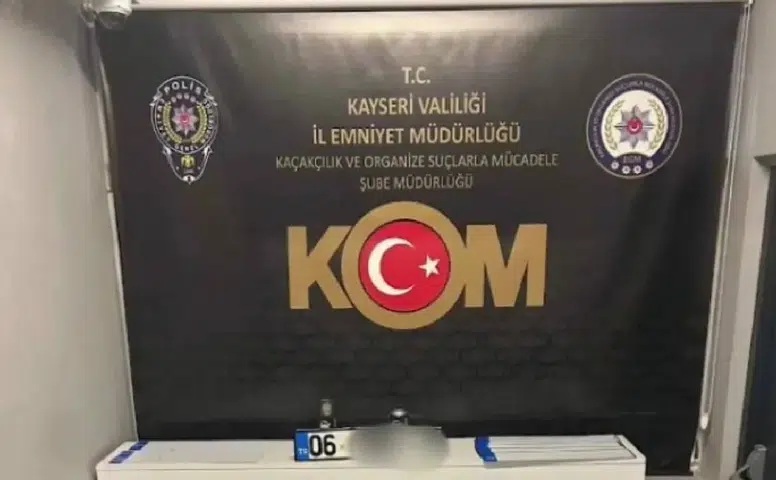 Kayseri'de Sahte Plaka Operasyonu: İki Şahıs Gözaltına Alındı